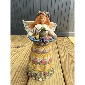 Retired 2002 Jim Shore Heartwood Creek "Angel Of Generosity"  Figurine    10"